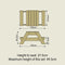 TP Toys Joy - Zand- en picknicktafel voor 2 kinderen - FSC gecertificeerd hout - Bruin