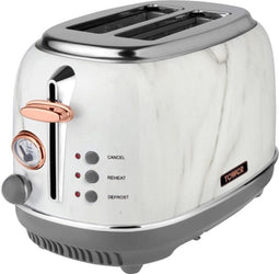 Tower Retro Broodrooster Bottega Rose Gold 2 Sneden Marmer