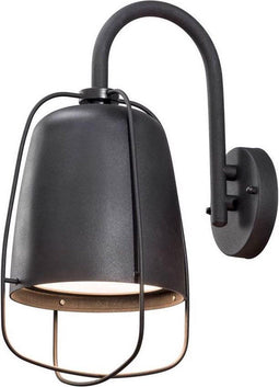 Konstsmide Perugia Wandlamp Buiten - E27 - IP44 - Zwart
