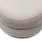 Riviera Maison San Remo Stool D70 Natural Grey - Polyester, Acryl, Rubberhout - Natural Grey - 72.0x72.0x43.0 cm