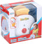 Eddy Toys Toaster - Speelgoed Broodrooster - 3 stuks - Wit