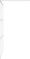 vidaXL - Inloopdouchewand - 140x195 - cm - transparant - ESG-glas - wit