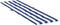 vidaXL - Terrasstoelkussen - gestreept - oxford - stof - blauw - en - wit