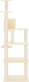 vidaXL - Kattenmeubel - met - sisal - krabpalen - 153 - cm - donkergrijs