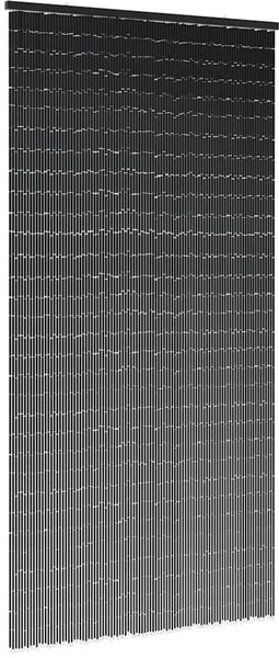 vidaXL - Insectengordijn - 100x220 - cm - bamboe - donkergrijs