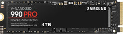 Samsung 990 PRO - Interne SSD - 4 TB - PCIe 4.0 - NVMe M.2 - Leessnelheid 7450 MB/s - Schrijfsnelheid 6900 MB/s