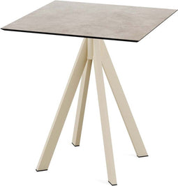 Infinity Terrastafel Zand Frame + Moonstone HPL 70x70 cm - Essentials 120031377