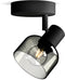 Philips Sleet - Wandspot - Gerookt glas - Zwart