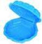 Zandbak schelp en plastic schep 50 cm lang rood