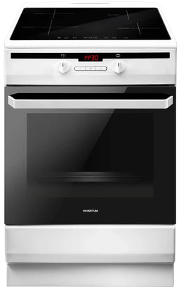 Inventum VFI6042WIT - Inductiefornuis - 4 inductiezones 65L oveninhoud - Wit