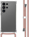 imoshion Hoesje Geschikt voor Samsung Galaxy S24 Ultra Hoesje Met Koord - imoshion Backcover met koord - Rosé Goud