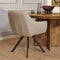 Taupe eetkamerstoel - stoelen -