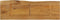 vidaXL - Tafelblad - met - natuurlijke - rand - 110x40x2,5 - cm - massief - mangohout