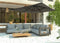 4 Seasons Outdoor Hacienda Zweefparasol 300x400 - Antraciet/Houtlook Frame
