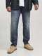 JACK&JONES PLUS SIZE - Jeans - Soepel zittend licht afgewassen - Donker blauw