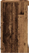 vidaXL - Sideboard - met - LED - Verlichting - Oude - Hout - 41x37x67 - cm