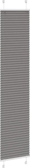 vidaXL - Plissé - rolgordijn - 45x200 - cm - stofbreedte - 44,4 - cm - antraciet
