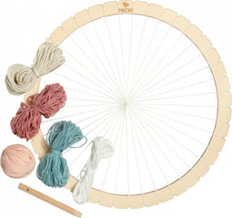 Micki Houten weefraam rond (30cm).