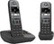 Gigaset A705A - DECT-telefoon met antwoordapparaat - Zwart (2 stuks)