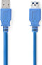 Nedis CCGP61010BU20 - USB 2.0 verlengkabel - 200cm - Blauw
