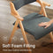 SoBuy FST98-SG - Opvouwbare Eetkamerstoel - Ergonomisch ontwerp - Donkergrijs