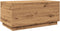 vidaXL - Salontafel - met - LED-verlichting - 90x50x40cm - artisanaal - eikenkleur