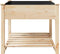 vidaXL - Tuinplanter - met - Rek - 90x90x76 - cm - Massief - Vurenhout