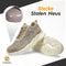 Shraks Moda Veiligheidsschoenen - Werkschoenen Unisex - Stalen neus - Ademend en licht - Khaki - Maat 47