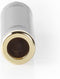 Nedis Stereo-Audioadapter - 3,5 mm Male - 6,35 mm Female - Verguld - Recht - Metaal - Zilver - 1 Stuks - Doos