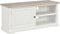 vidaXL - Tv-meubel - 90x30x40 - cm - hout - wit