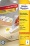 Avery L4745REV-25 - Afneembare Etiketten 96x63,5mm - 200 stuks - Wit