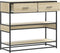 vidaXL - Wandtafel - 90x35x80 - cm - bewerkt - hout - sonoma - eikenkleurig