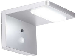 Hyundai Lighting - Moderne hoek wandlamp op zonne-energie - Zilver