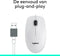 Logitech M100 - Draadloze muis - Optische tracking 1000 dpi - Wit