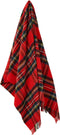 Plaid Tartan Royal Stewart - Merino Lamswol - 140x185 - Bronte by Moon Scotland