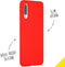 Accezz Samsung Galaxy A70 - Liquid Silicone Backcover - Schokabsorberend - Rood