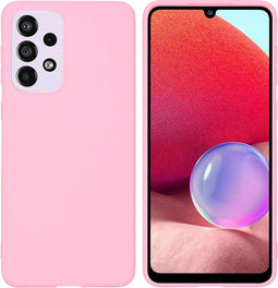 iMoshion Hoesje Geschikt voor Samsung Galaxy A33 Hoesje Siliconen - iMoshion Color Backcover - Roze