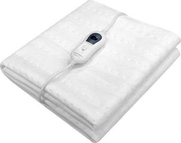 STAUS&BACH CozySnug - Elektrische onderdeken - 3 warmtestanden - 150x80 cm - Wit