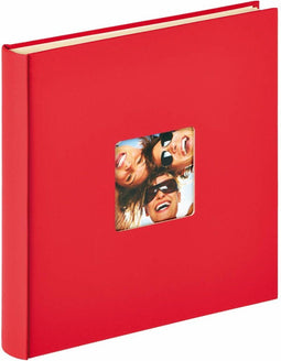 Walther Fun - Fotoalbum - Zelfklevend - 33 x 34 cm - 50 pagina's - Rood