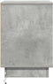 vidaXL - Nachtkasten - met - LED-lampen - 2 - stuks - - - Beton - Grijs - 39x34.5x50 - cm