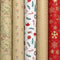 SANTAS HELPER en WINTERGARDEN - Cadeaupapier - 10 rollen 2 meter x 70 cm - Multikleur