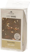 Anna's Collection Draadverlichting - goud - 40 led lampjes - warm wit - 200 cm - batterij - lichtsnoer - kerstverlichting