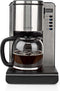 Nedis KACM280EAL - Filter koffiezetapparaat - 1,5 liter 12 kopjes - Zwart met aluminium