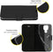 Accezz Wallet Softcase Bookcase Motorola Moto E7 Plus / G9 Play - Kunstleer - Zwart