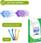 HI NATURE™ Babyvoeding bewaarbakjes - 100% BPA-vrij siliconen - Inclusief 4 babylepels (2 stuks)