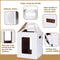 Taartdoos taartdoos geschenkdoos karton transparant hoog 2 stuks grote taartbox taarttransportbox