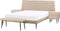 Beliani ESSONNE - Slaapkamerset - beige - kunstleer