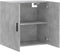 vidaXL - Wandkast - 60x31x60 - cm - bewerkt - hout - betongrijs