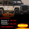 Dynamische Zijknipperlichten voor Land Rover Discovery 2 1999-2004,Zijlichten Repeater Positie Indic