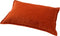 Dutch Decor FAY - Kussenhoes 40x60 cm - velvet met 2 kleuren - Potters Clay + Muted Clay - oranje en roze - met rits